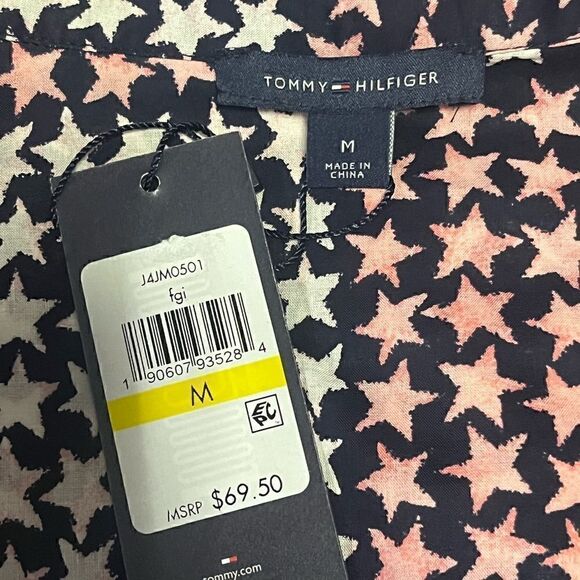 Tommy Hilfiger Stars 4th Memorial Day Button Down Blouse - Picture 6 of 7